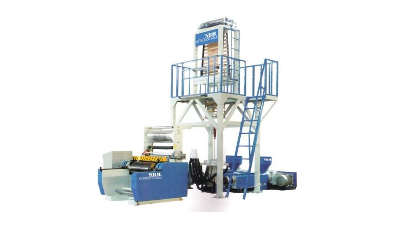 A-B-A Type 3 Layer Blown Film Plant view 2
